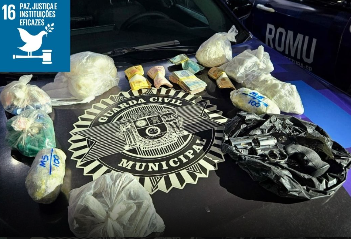 GCM de Itaquá deflagra Operação Tráfico Zero e apreende 2,5 mil drogas