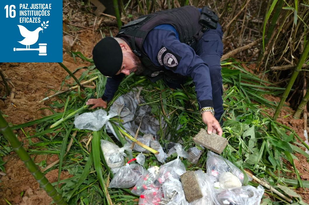 GCM de Itaquá localiza tonel do tráfico e barraco usado como ponto estratégico no Marengo
