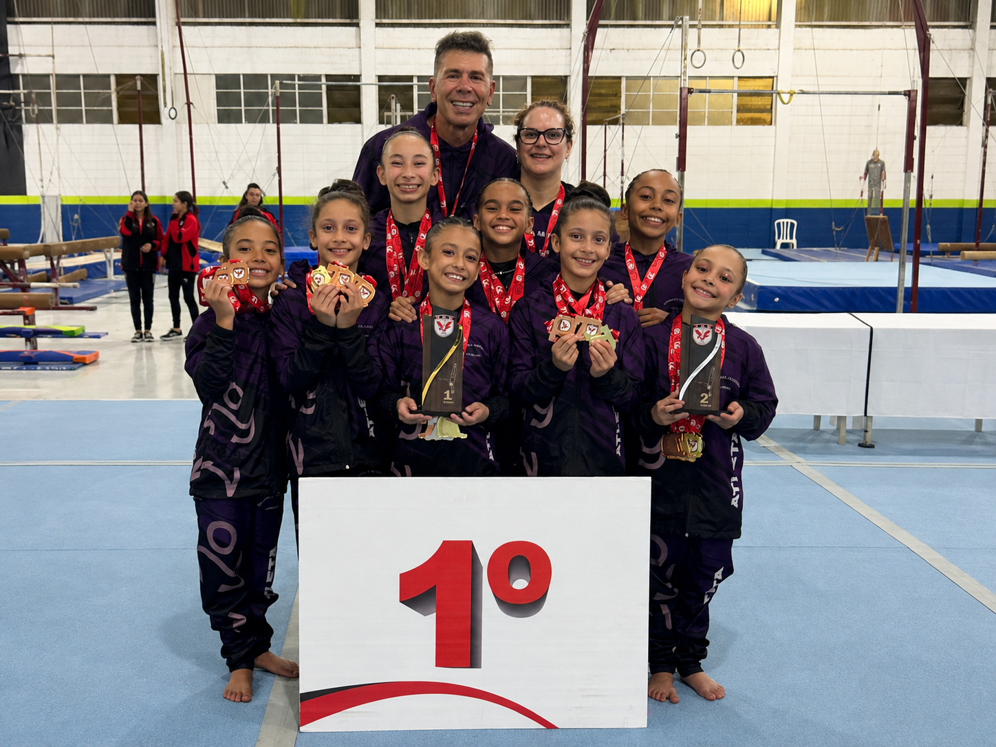 Guarulhos é campeã estadual de Ginástica Artística na categoria Pré-Infantil