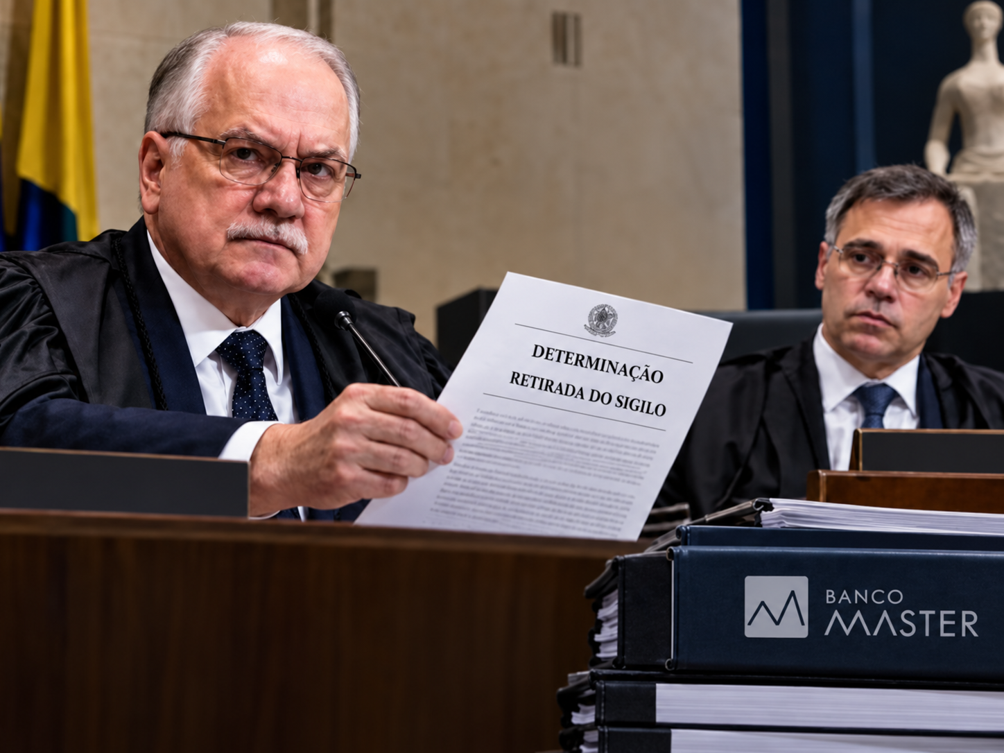 André Mendonça retira sigilo de 15 procedimentos do caso Banco Master após pedido de Fachin