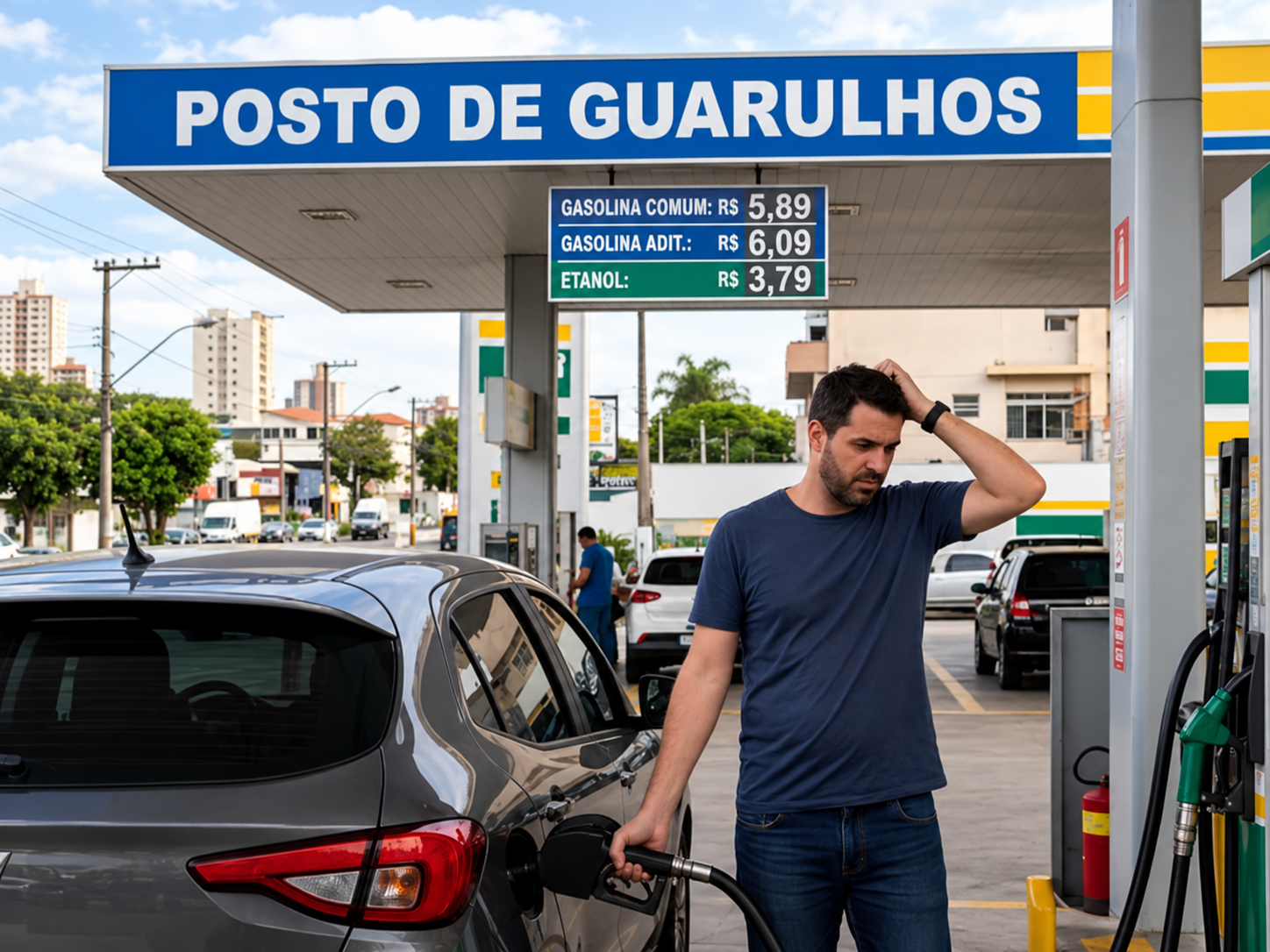 Preço médio da gasolina cai em Guarulhos, aponta levantamento da ANP
