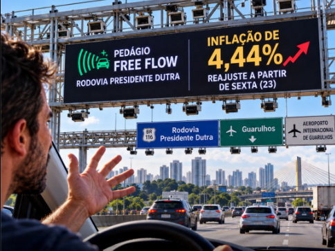 Free Flow da Dutra terá novas tarifas a partir desta sexta-feira